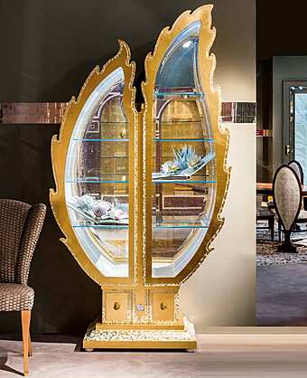 Classic Style Display Cabinet in Wood CARPANELLI Metamorfosi factory CARPANELLI from Italy