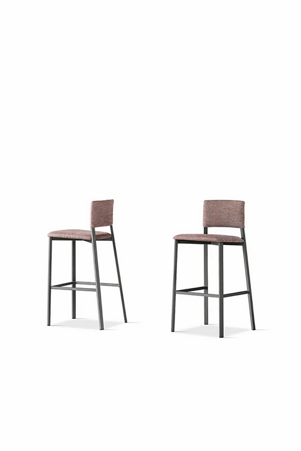 High Fabric Stool with Back SEDIT Sara Collection factory SEDIT from Italy. Foto №3