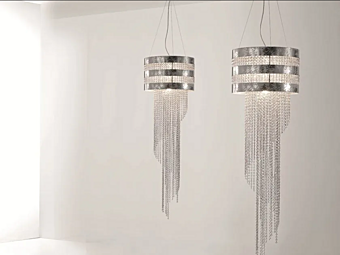Pendant lamp with Swarovski crystals Dafne Euroluce Lampadari Pendant lamp with Swarovski crystals Dafne Euroluce Lampadari factory EUROLUCE LAMPADARi from Italy
