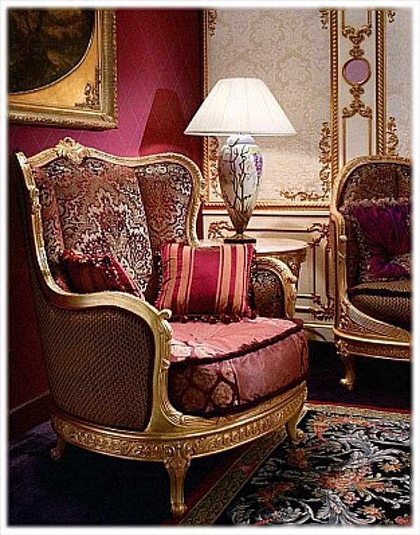 Armchair CARLO ASNAGHI STYLE 10561 factory CARLO ASNAGHI STYLE from Italy. Foto №1