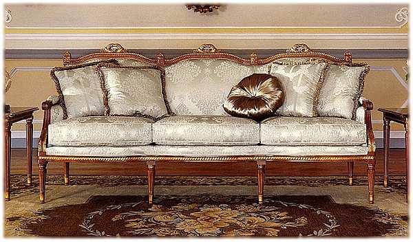 Couch ARTEARREDO by Shleret TRIANON Sofa 3 seaters Camelia