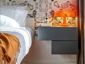 Wall Mounted Bedside Table LAGO 36E8 0766 Wall Mounted Bedside Table LAGO 36E8 0766 factory LAGO from Italy