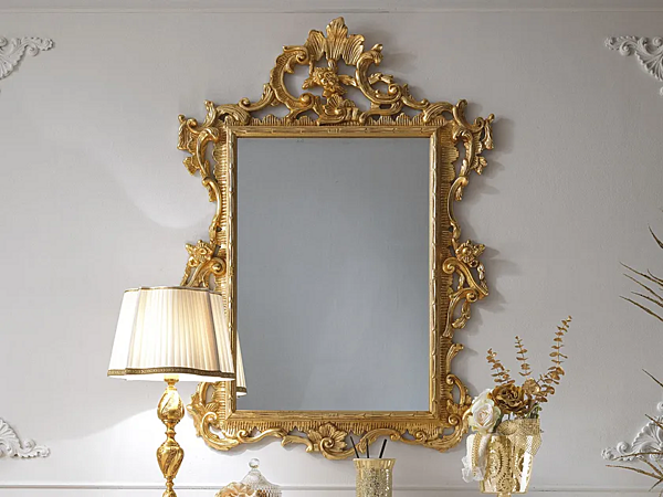 Rectangular Framed Wall Mounted Mirror CASA +39 Puccini 110 factory CASA +39 from Italy. Foto №1