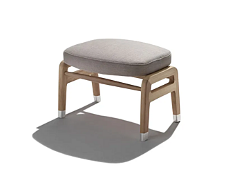 Upholstered fabric footstool Ortigia outdoor FLEXFORM factory FLEXFORM from Italy