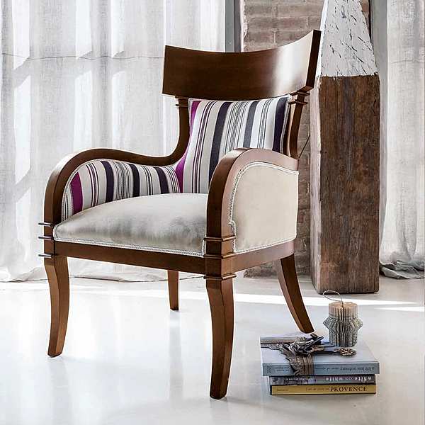 Armchair TONIN CASA NATASHA - 1550A factory TONIN CASA from Italy. Foto №2