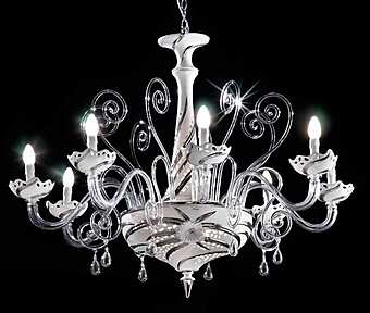 Chandelier LORENZON (F.LLI LORENZON) LL.12/BP/VM/8F factory LORENZON (F.LLI LORENZON) from Italy