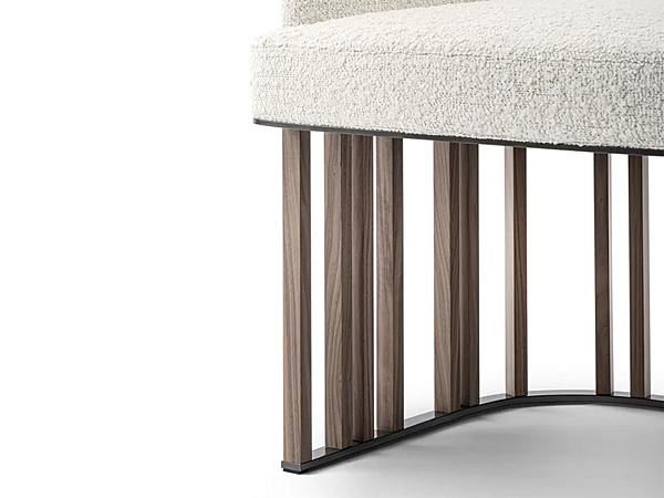 Fabric chair with removable cover GIORGETTI HERO factory GIORGETTI from Italy. Foto №8