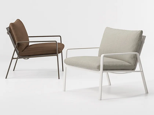Garden armchair with soft back KETTAL Park Life factory KETTAL from Italy. Foto №2