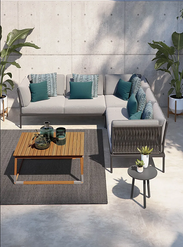 2-seater garden sofa with fabric upholstery Flash Atmosphera FSH.DV5 factory ATMOSPHERA from Italy. Foto №2