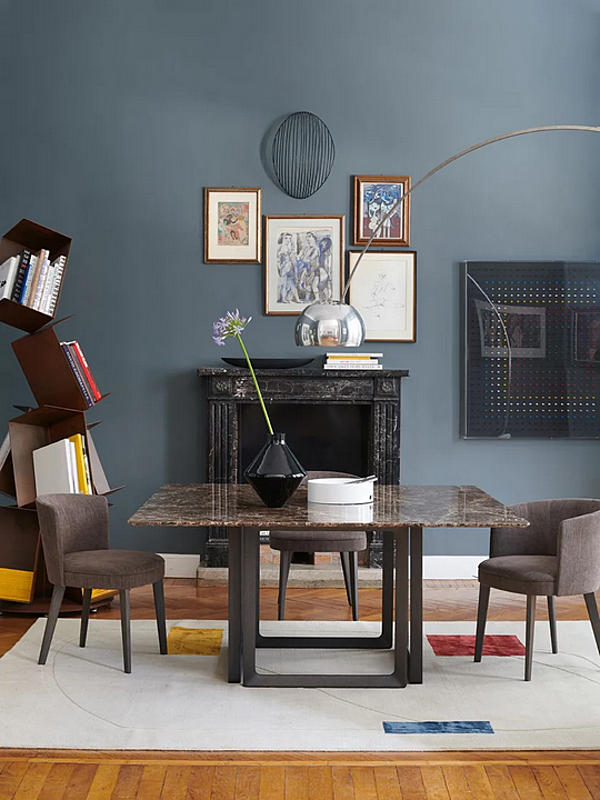 Square Marble Table Opus 893 TQ Potocco 893/TQ factory POTOCCO from Italy. Foto №2