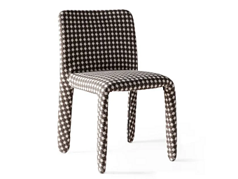 Upholstered chair with soft back Molteni & C Glove Up Upholstered chair with soft back Molteni & C Glove Up factory Molteni & C.(+VITRA) from Italy