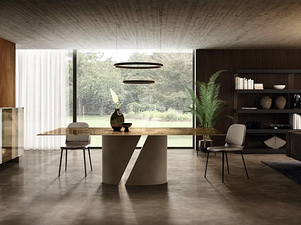 Rectangular glass table Wadi 2515x LAGO 2515X factory LAGO from Italy. Foto №1