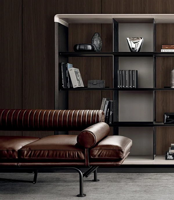 Leather Chaise Longue Day Bed Up Down i 4 Mariani factory i 4 Mariani from Italy. Foto №9
