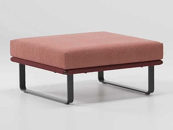 Square Fabric Garden Footstool KETTAL Bitta factory KETTAL from Italy. Foto №1