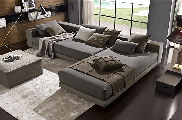 Upholstered bed with removable cover Atlante Duomo Design factory Duomo Design from Italy. Foto №3