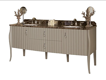 Double vanity unit with drawers Gentry Home Charlotte factory Gentry Home from Italy