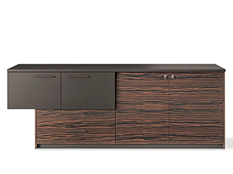 Wooden office storage unit with hinged doors INCA i 4 Mariani