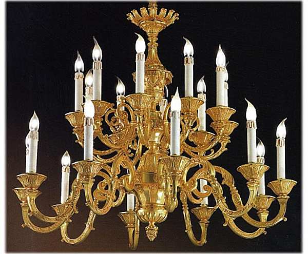 Chandelier FBAI 3170/10+10 factory FBAI from Italy. Foto №1