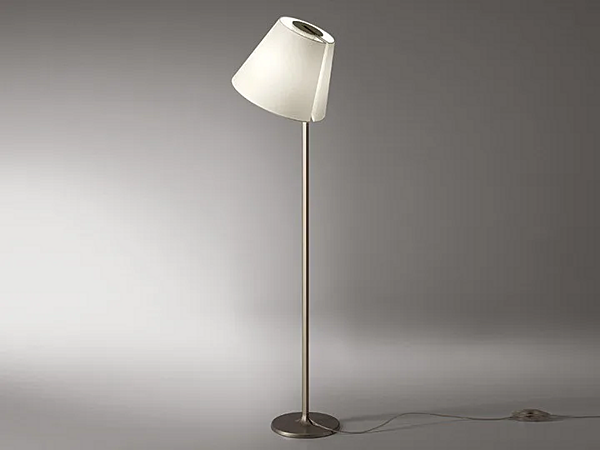 Adjustable silk floor lamp Artemide Melampo 0123020A, 0123010A factory Artemide from Italy. Foto №1