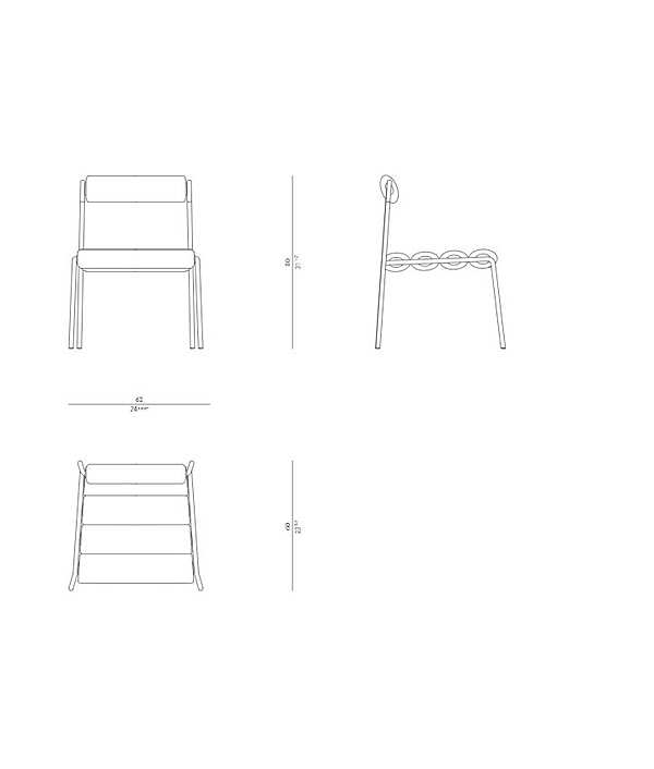 Chair ROSSATO PGC-02 factory ROSSATO from Italy. Foto №4