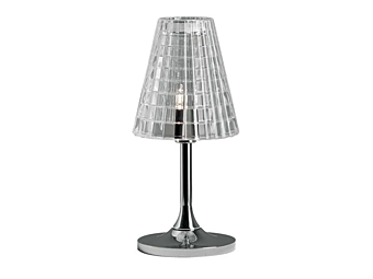 Halogen crystal table lamp Fabbian Flow Halogen crystal table lamp Fabbian Flow factory Fabbian from Italy