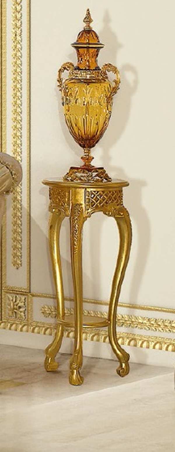 Vase stand with Modenese Gastone Gold Finish factory MODENESE GASTONE from Italy. Foto №1