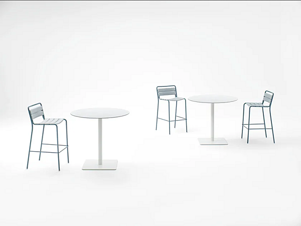 Stackable stool in fabric PAOLA LENTI Elba factory PAOLA LENTI from Italy. Foto №2