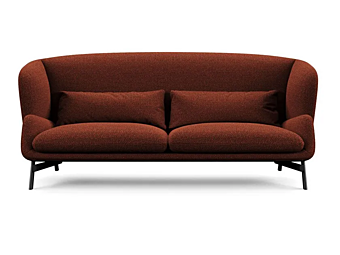 Upholstered fabric sofa Coquille Liu Jo Living Collection factory Liu Jo Living Collection from Italy