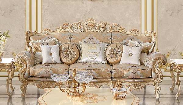 Composition in beige and gold tones of Modenese Gastone factory MODENESE GASTONE from Italy. Foto №1