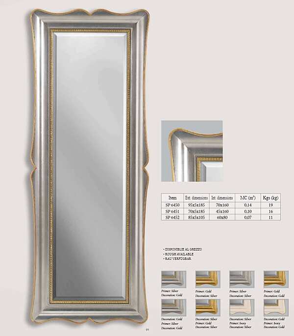 Mirror TONIN CASA SP 6450 factory TONIN CASA from Italy. Foto №1