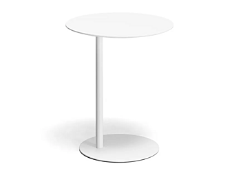 Round metal side table Kristalia Librio