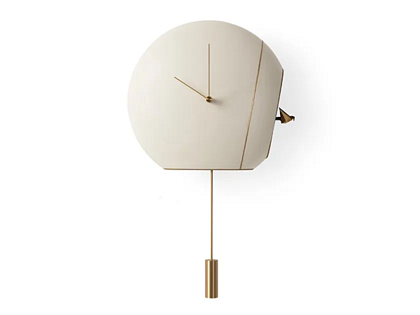 Pendulum Wall Mounted Leather Cuckoo Clock GIORGETTI factory GIORGETTI from Italy. Foto №1