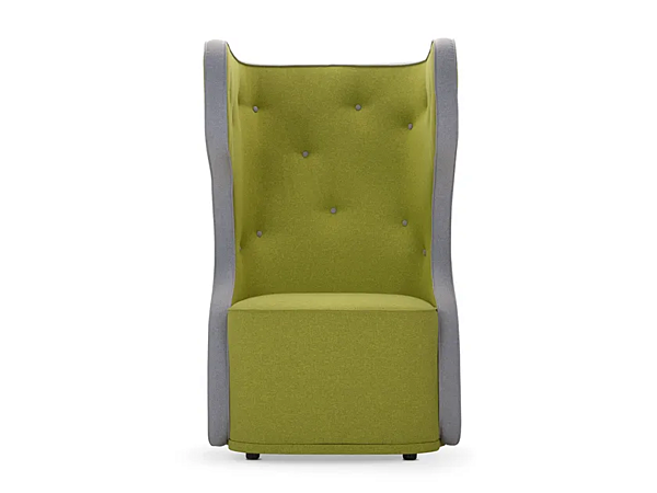 Swivel high back armchair upholstered fabric Adrenalina WOW IMB1070352 factory ADRENALINA from Italy. Foto №2