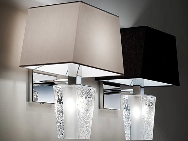 Crystal wall lamp Fabbian Vicky collection factory Fabbian from Italy. Foto №5
