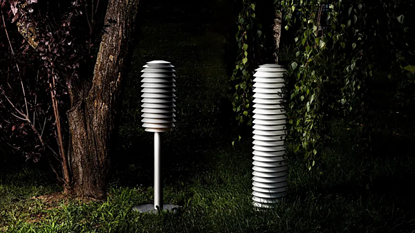 Aluminium Bollard Light Slicing Artemide T250110 factory Artemide from Italy. Foto №2