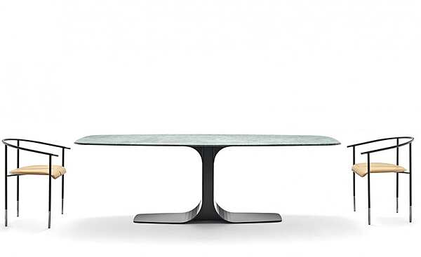 Rectangular marble table FASEM Alan factory FASEM from Italy. Foto №4