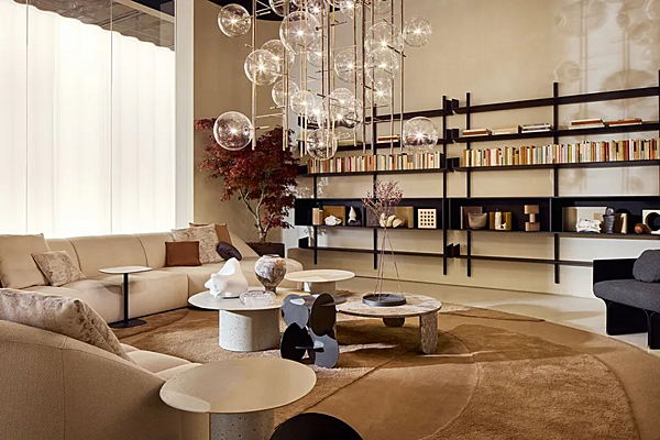 Sectional wooden bookcase Brera 23 Gallotti Radice factory Gallotti & Radice from Italy. Foto №2