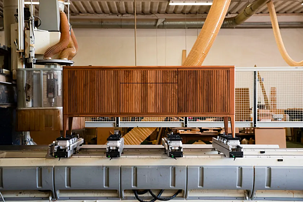 Solid wood sideboard with doors DALE Eleva A 125 factory DALE from Italy. Foto №13