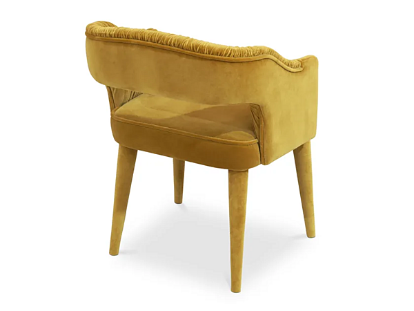 Upholstered velvet armchair Stola BRABBU factory BRABBU from Italy. Foto №3