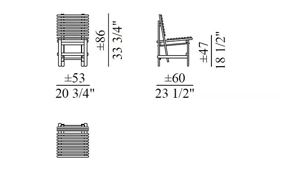 Polycarbonate outdoor chair A Mare Edra AMR010 factory EDRA from Italy. Foto №18
