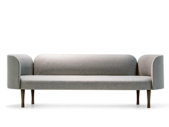 Small sofa with upholstered back Moroso Josephine factory Moroso from Italy
