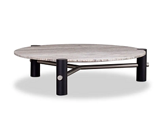 Coffee table Thalatha BAXTER wood and marble factory BAXTER from Italy
