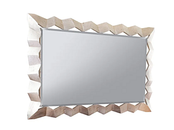 Framed Wooden Wall Mirror Audrey Gentry Home factory Gentry Home from Italy