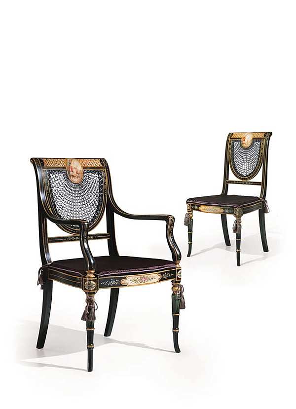 Chair ANGELO CAPPELLINI TIMELESS Painted Armchair 6963/S factory ANGELO CAPPELLINI from Italy. Foto №1