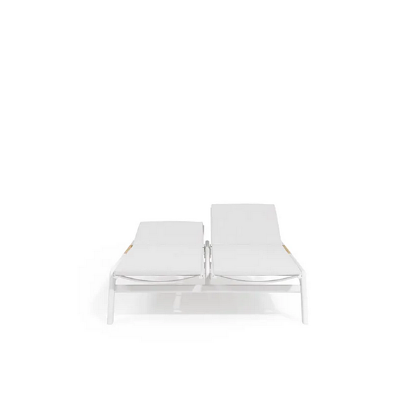 Double Sun Lounger in Textilene and Aluminium Nevada Atmosphera factory ATMOSPHERA from Italy. Foto №13