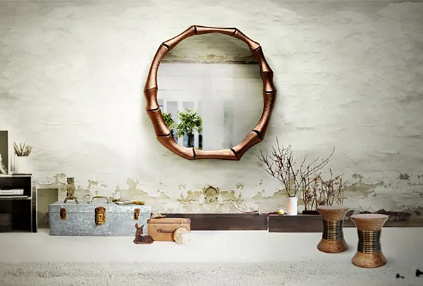 Wall Mounted Framed Mirror Haiku BRABBU factory BRABBU from Italy. Foto №2
