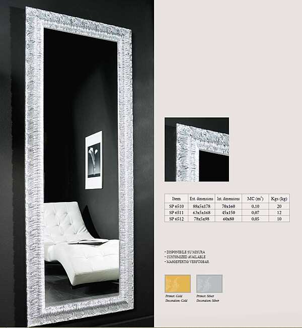 Mirror TONIN CASA SP 6510 factory TONIN CASA from Italy. Foto №1