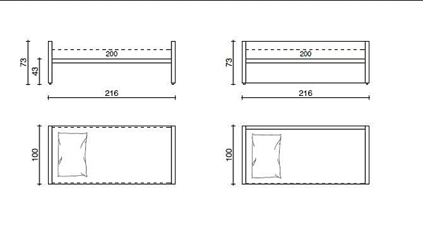 Bunk Bed with Removable Cover Duomo Design Two factory Duomo Design from Italy. Foto №4