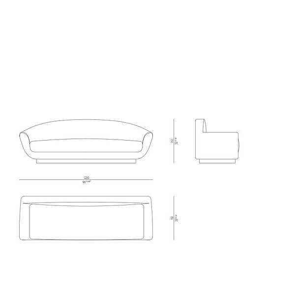 Couch ROSSATO D - 01_ 02 factory ROSSATO from Italy. Foto №8