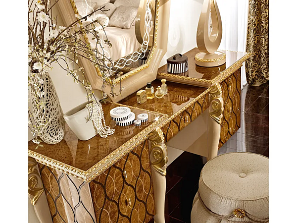 Framed wall mounted mirror in glass A.R. Arredamenti Harmony Collection 380/S factory A.R.ARREDAMENTI SRL from Italy. Foto №2